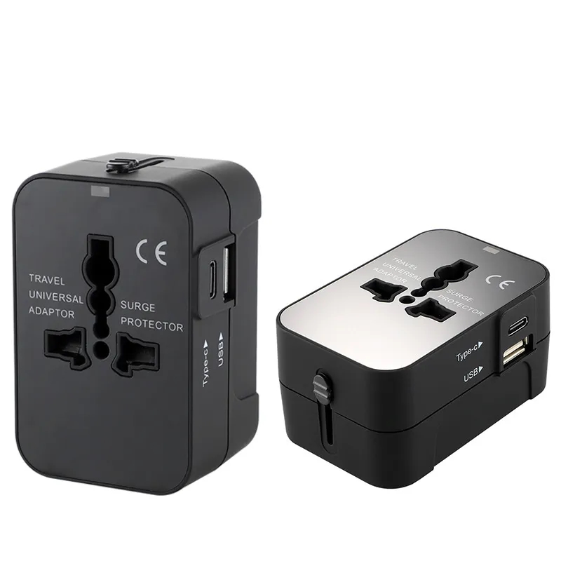 Travel Adapter with USB-C and USB-A Charging Ports 1