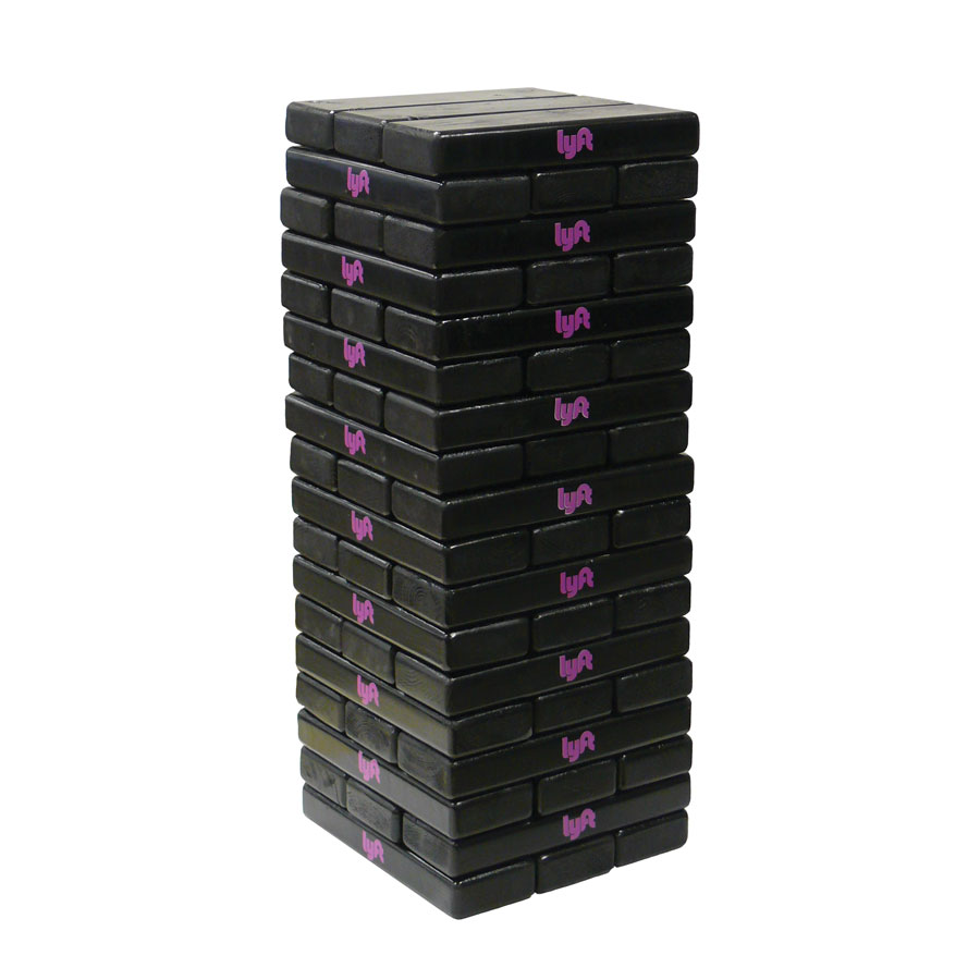 Jumbo Toppling Tower Blocks Game 1 Custom Color Finish 1 Imprint Location