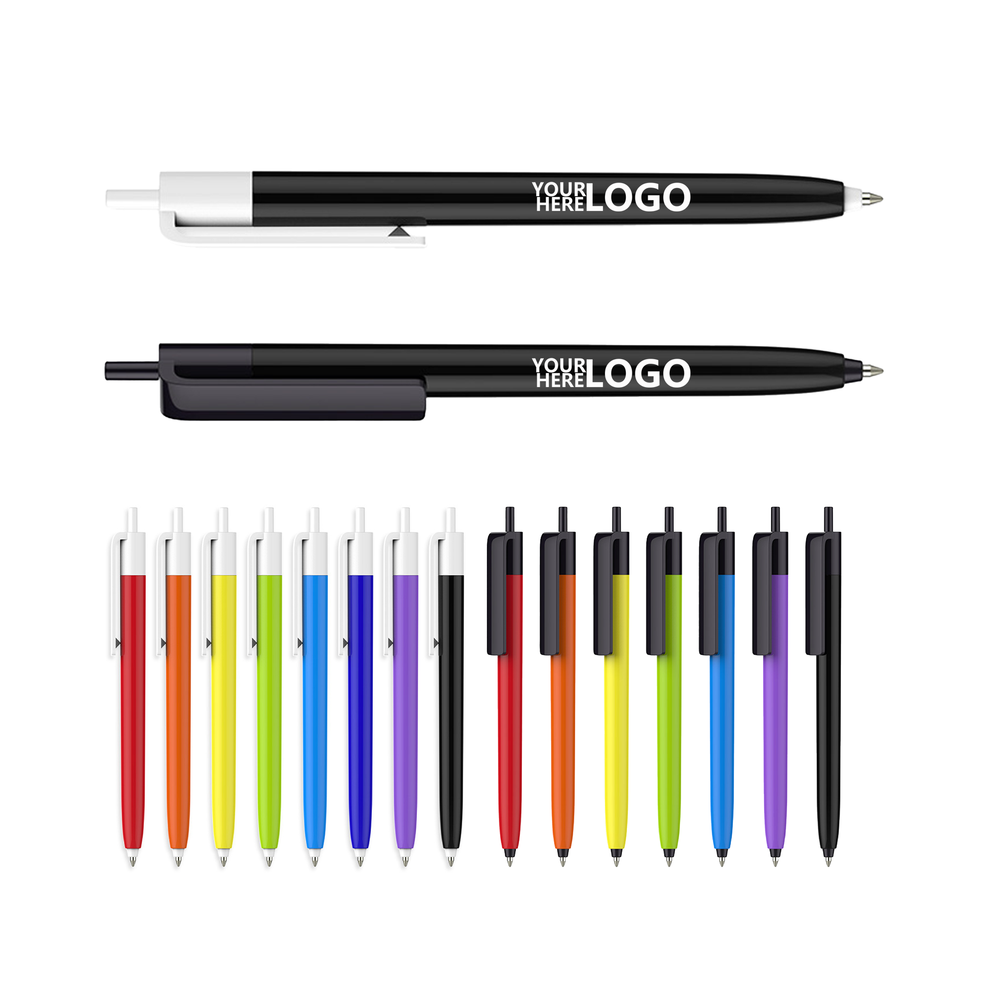 Branded Plastic Ballpoint Pen 2