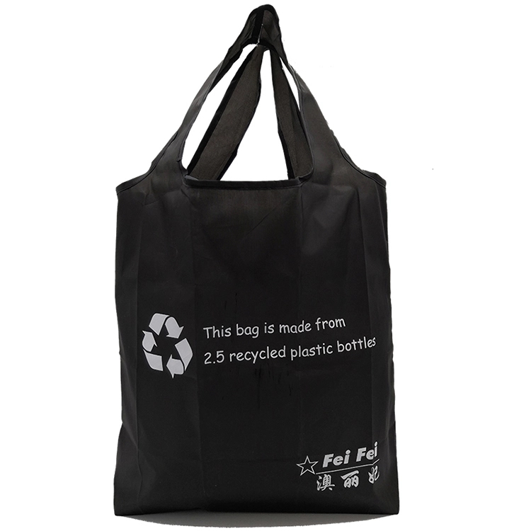 RPET Polyester Foldable Grocery Shopping Bag 4