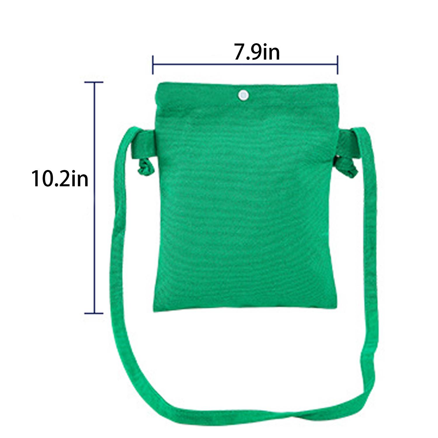 Custom Logo Mini Canvas Crossbody Shoulder Bag 9