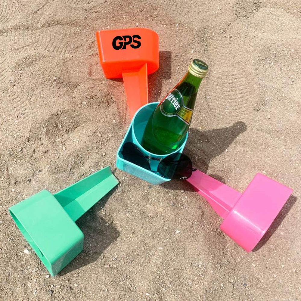 Beach Cup Holder with Pocket 3