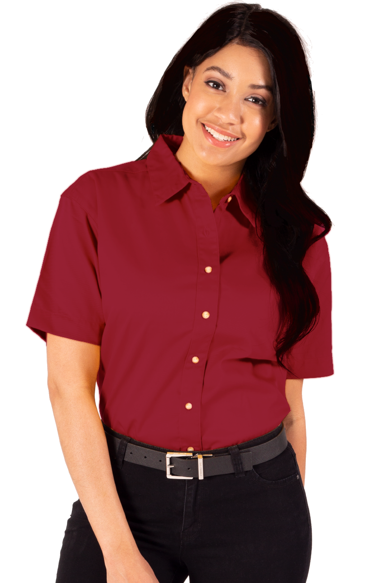 Ladies' Scotchgard Twill Short-Sleeve Shirt 15