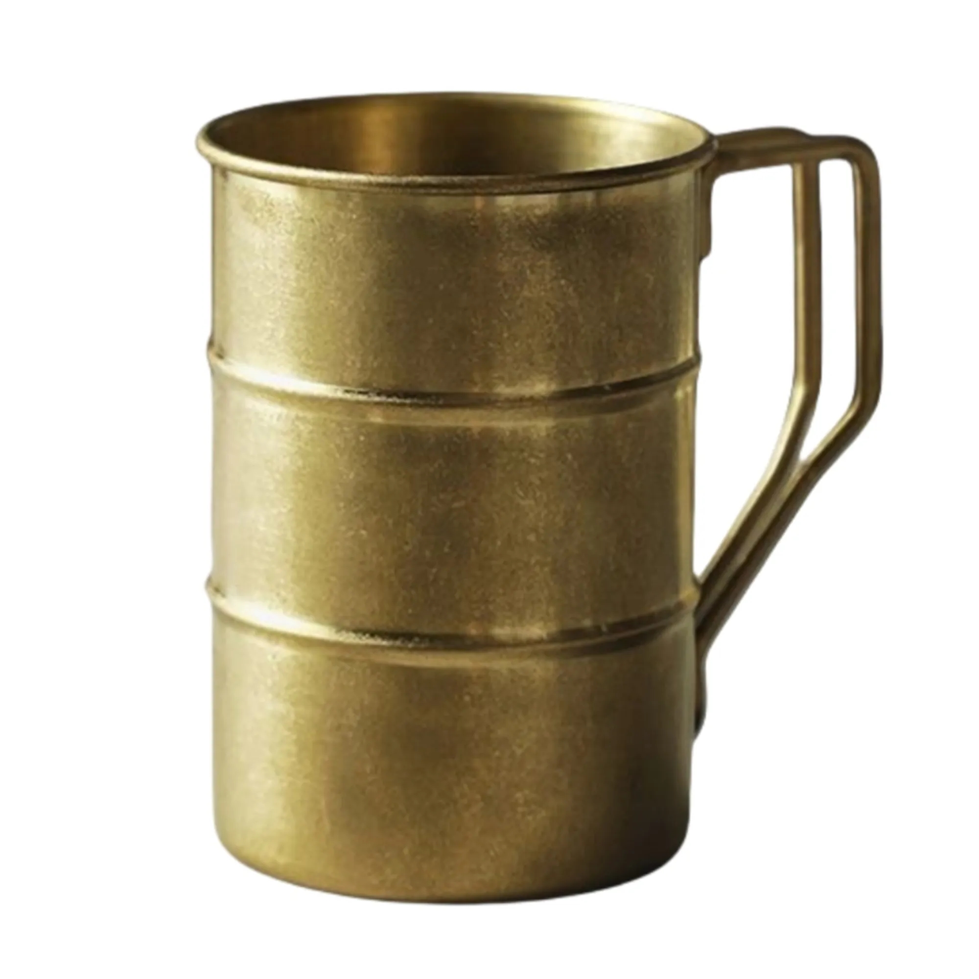 Vintage Frosted Stainless Steel Camping Mug 1