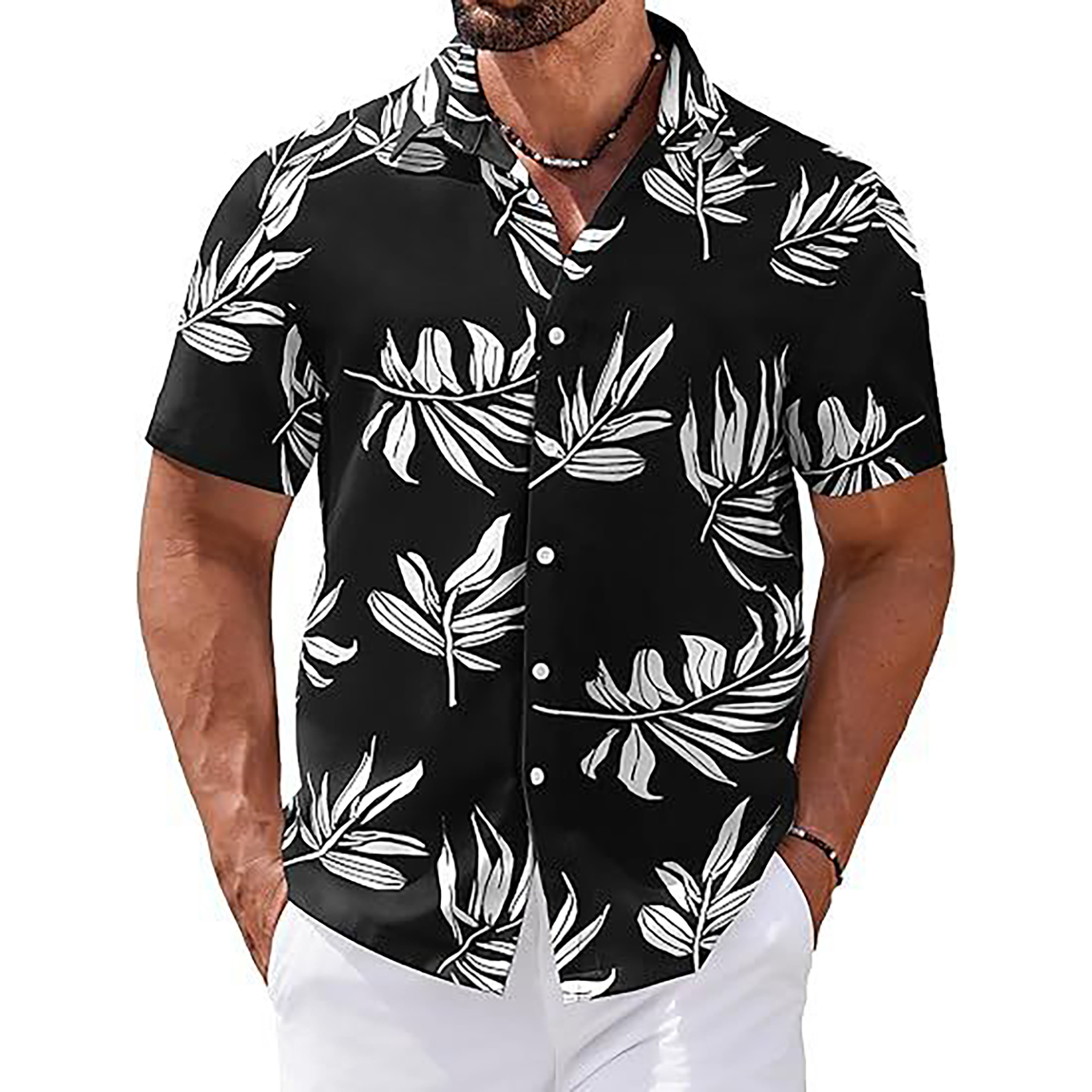 Men's Tropical Floral Beach Shirt 3