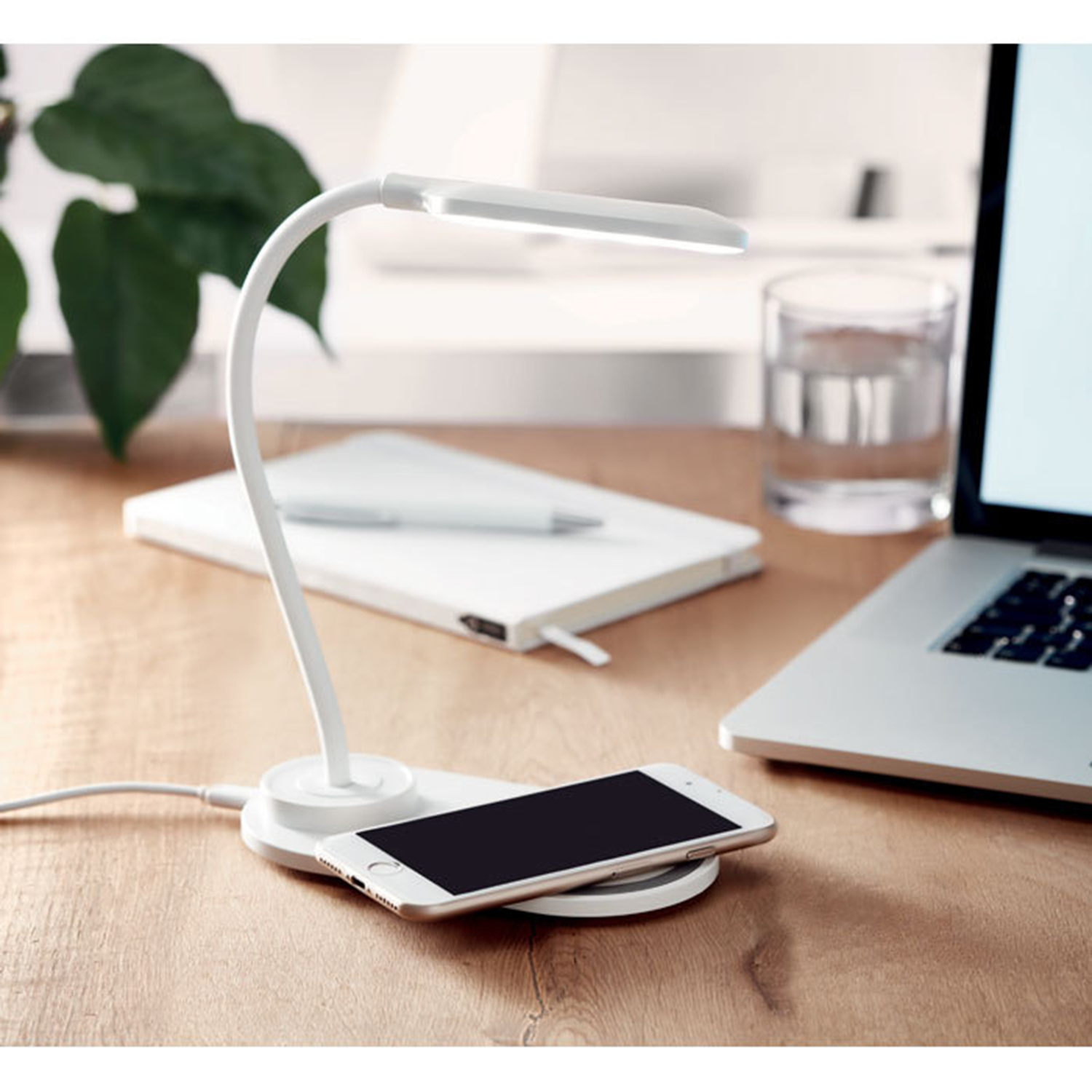 Modern Wireless Charge Phone LED Touch Folding Table Lamp 3