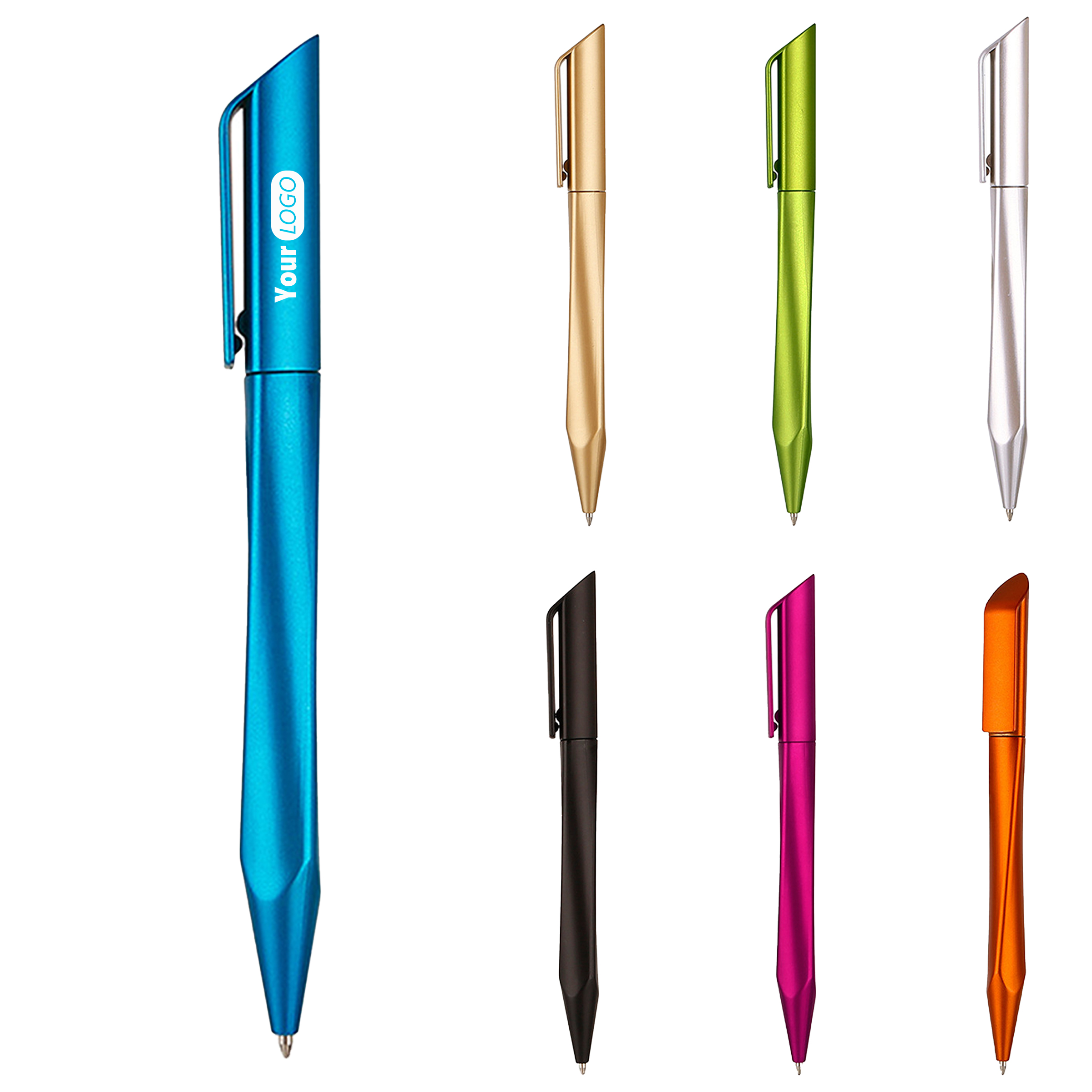 Abs Simple Rotating Paint Ballpoint Pen 1