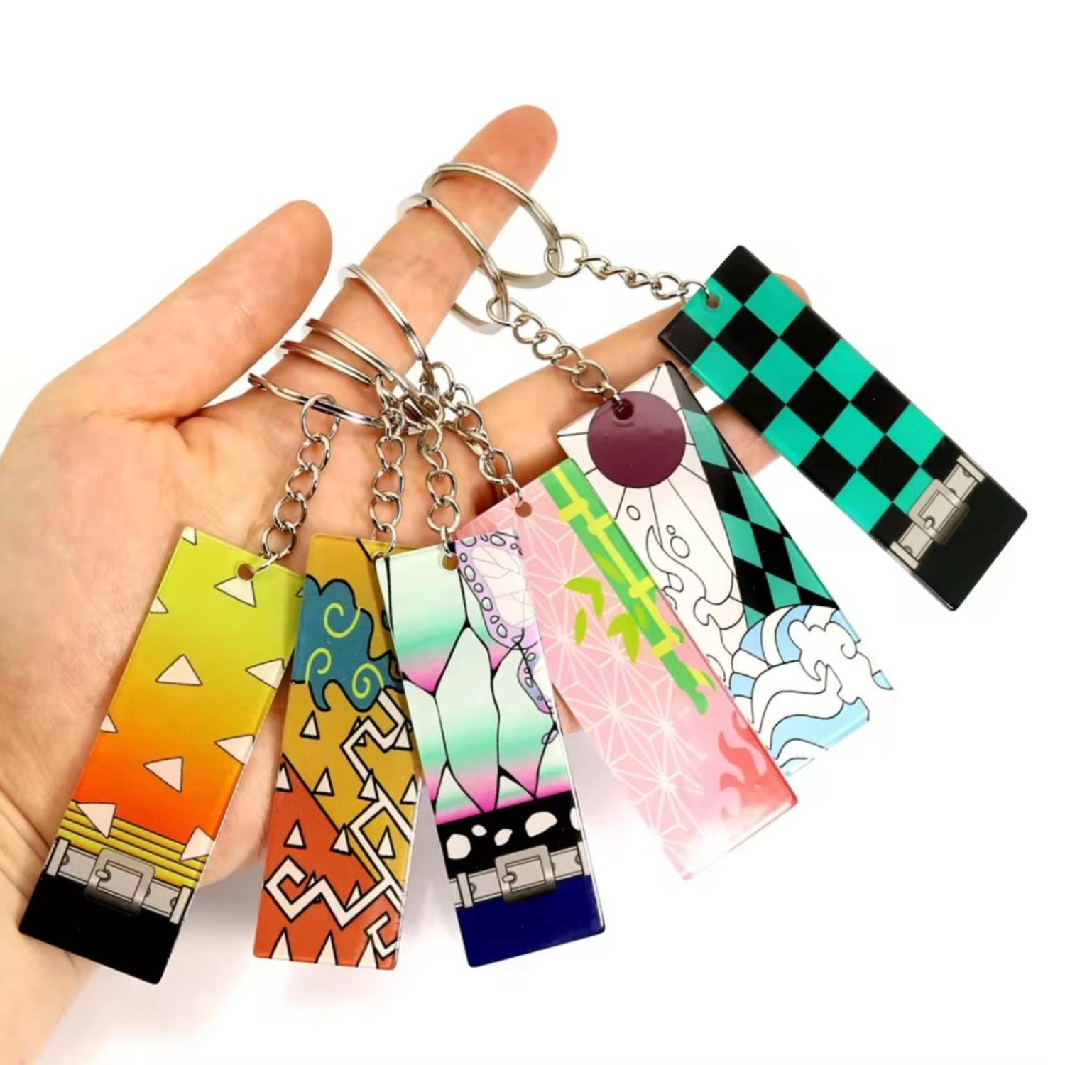 Rectangle Acrylic Keychain 4