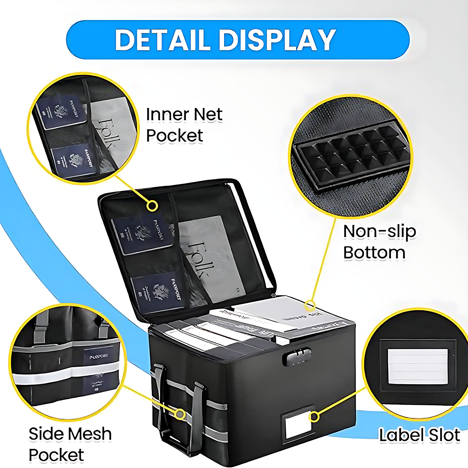 Waterproof Fireproof Lockable Foldable Storage Box 3