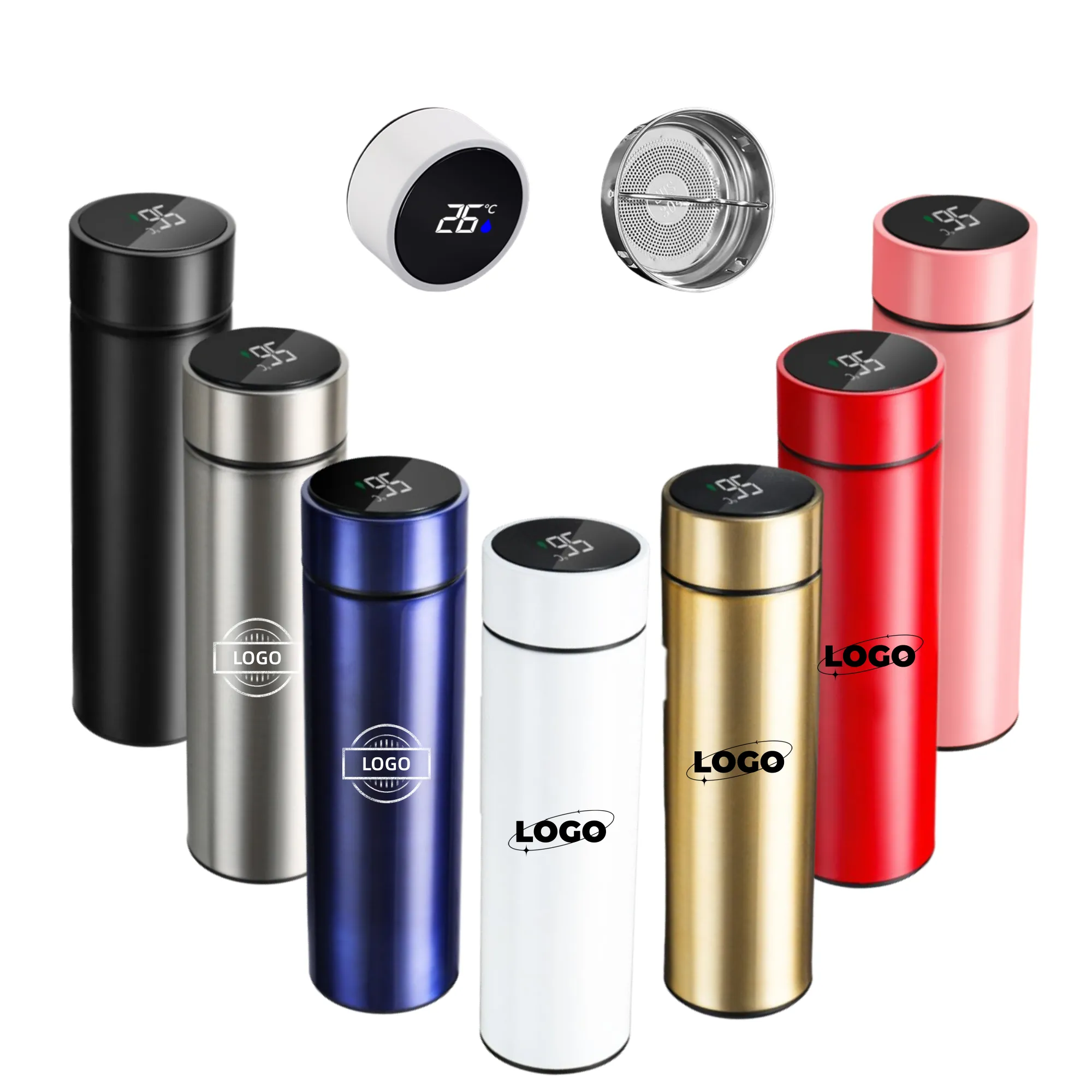 17oz Stainless Steel Thermos Cup With Temperature Display 3