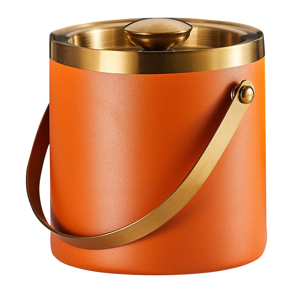Stainless Steel Ice Bucket with Lid 4