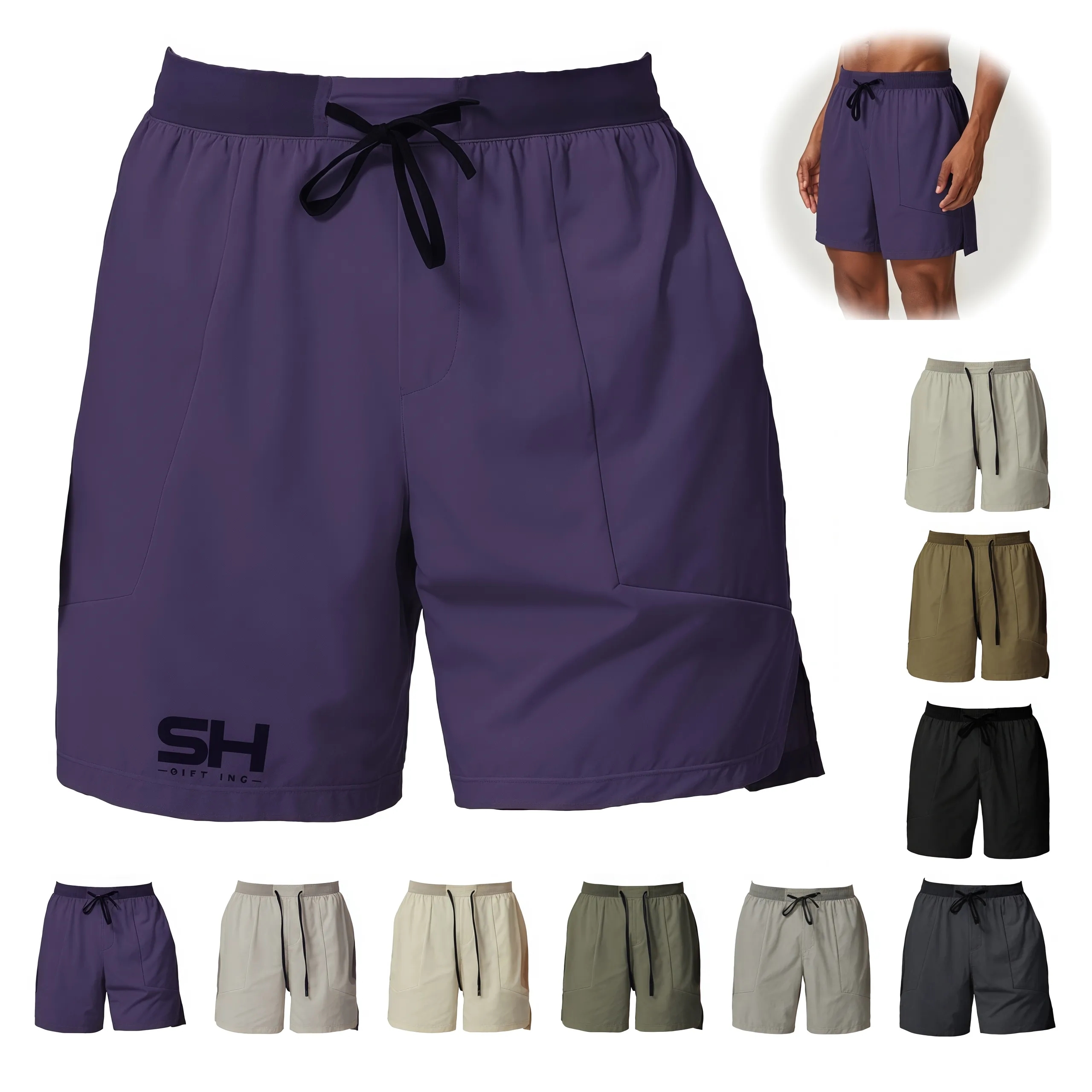 Skin Friendly And Breathable Men's Sports Outdoor Shorts 1