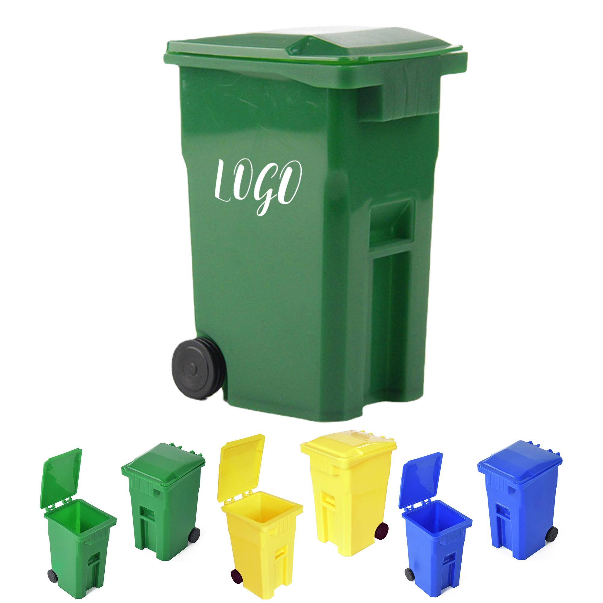 Small Trash Can Shaped Pen Holder 1