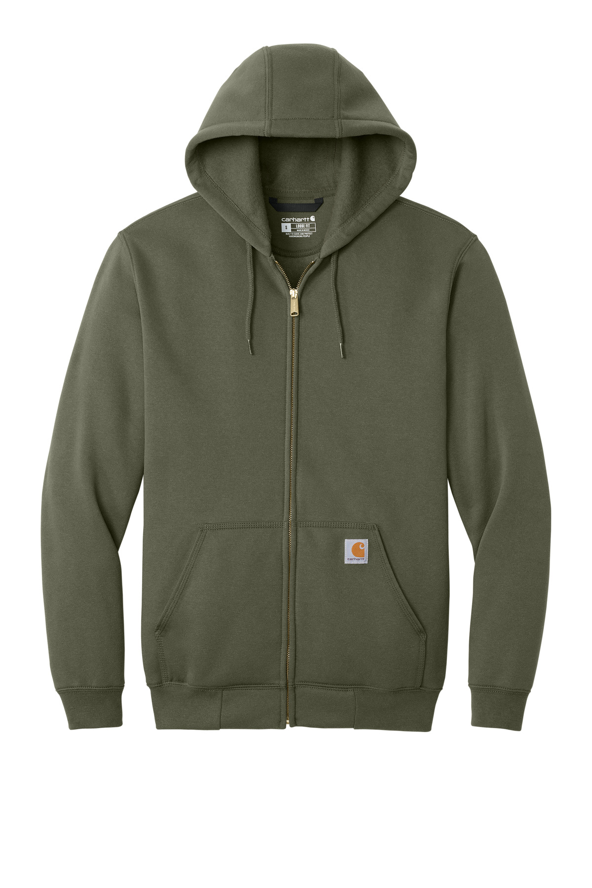 Carhartt Midweight Hooded Zip-Front Sweatshirt. CTK122, custom hoodie or sweatshirt with logo imprint 44