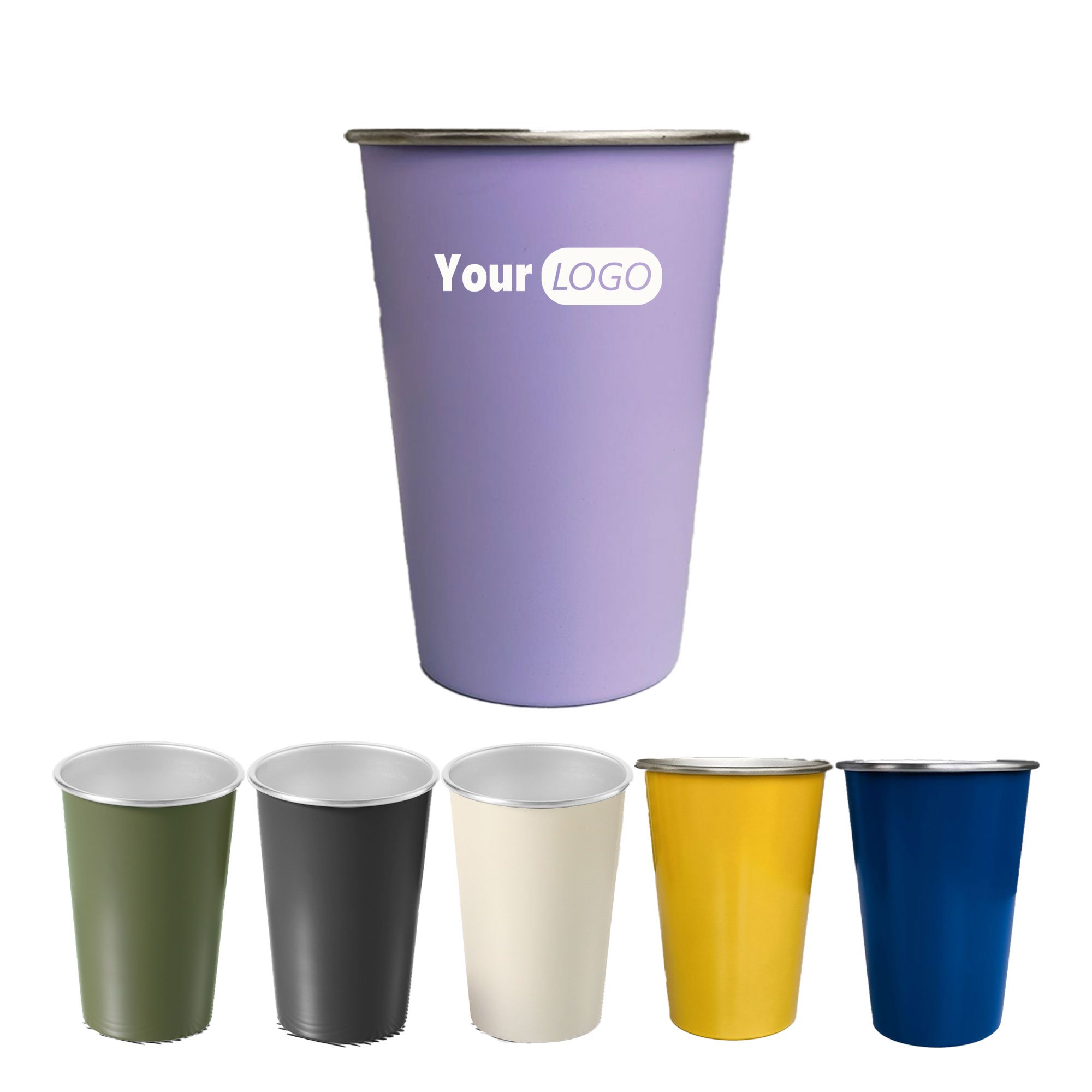 16.9oz Stainless Steel Single-Layer Mug 1