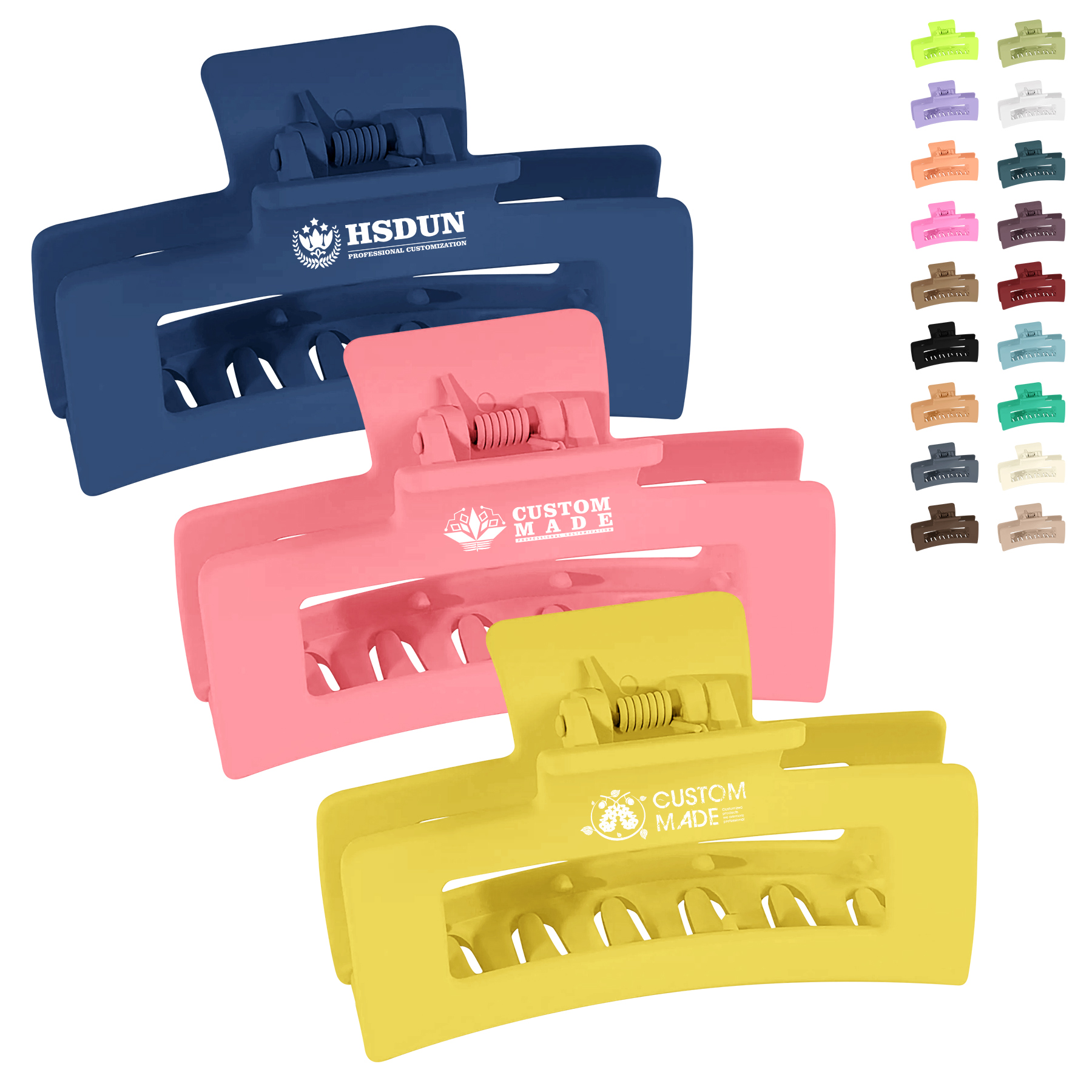 Simple Rectangle Shape Hair Clip 4
