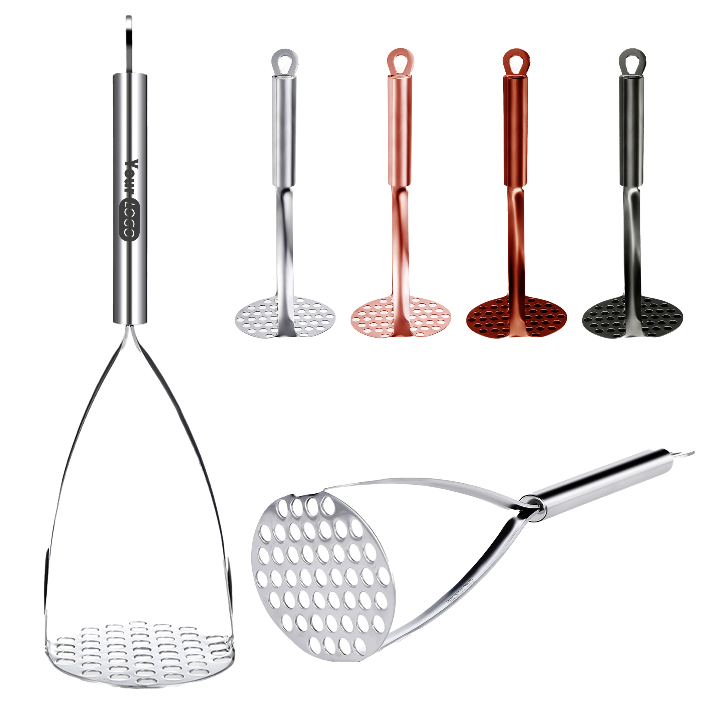 Silver Durable Manual Potato Masher ?C Ideal For Everyday Use 6