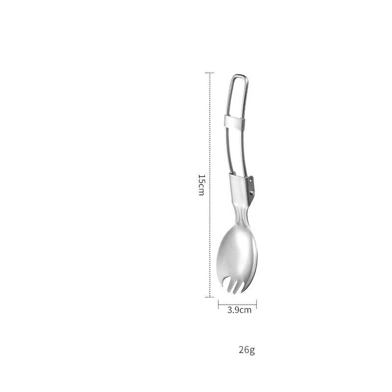 Folding Spoon Fork Knife Set with pouch 3