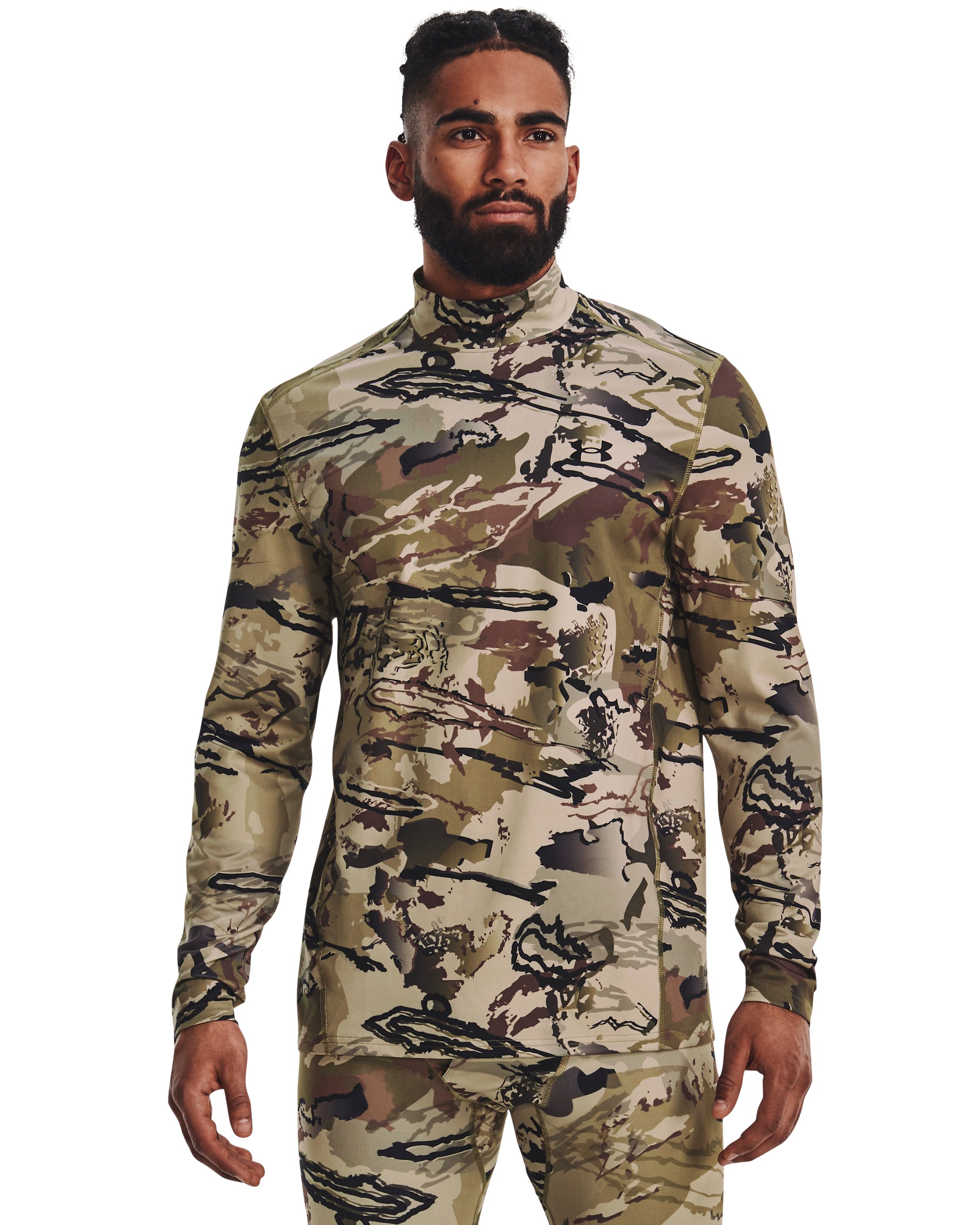 ColdGear Infrared Camo Men's Mock Long Sleeve 2