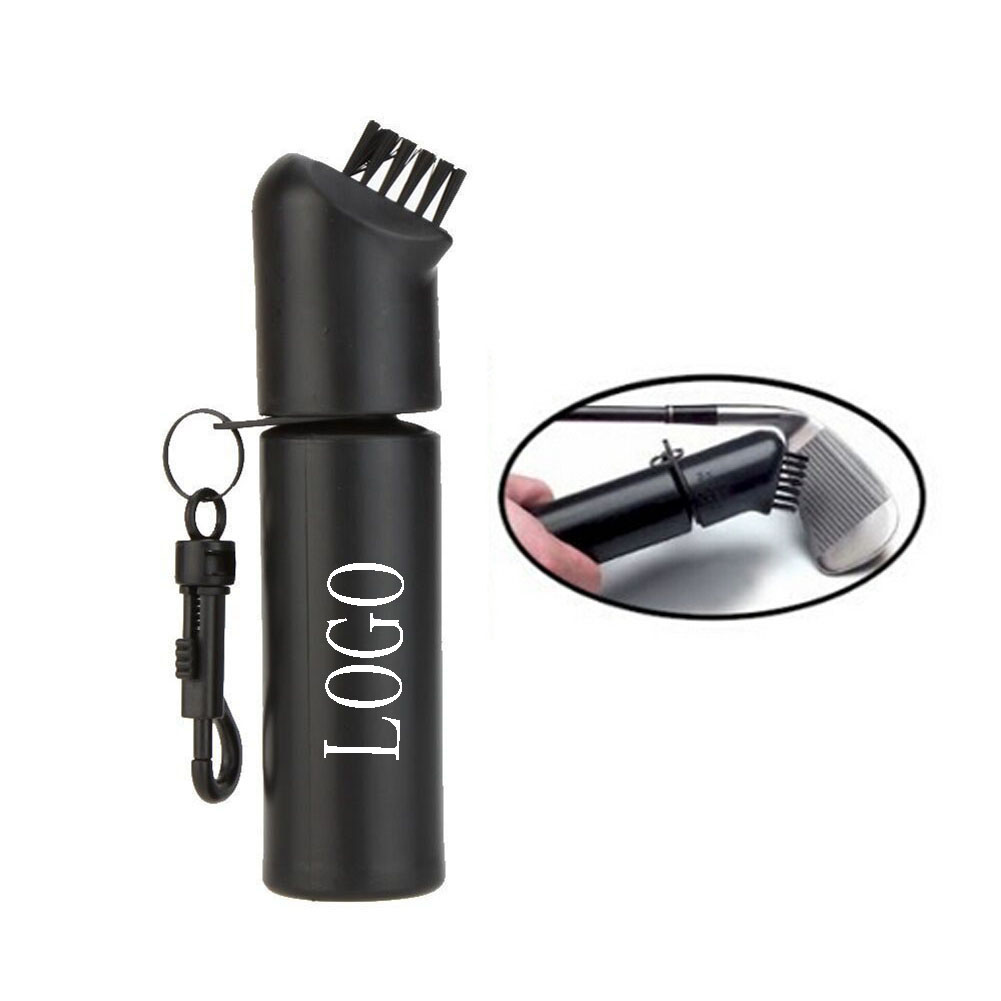 Plastic Golf Ball Cleaning Brush w/ Water Bottle 2