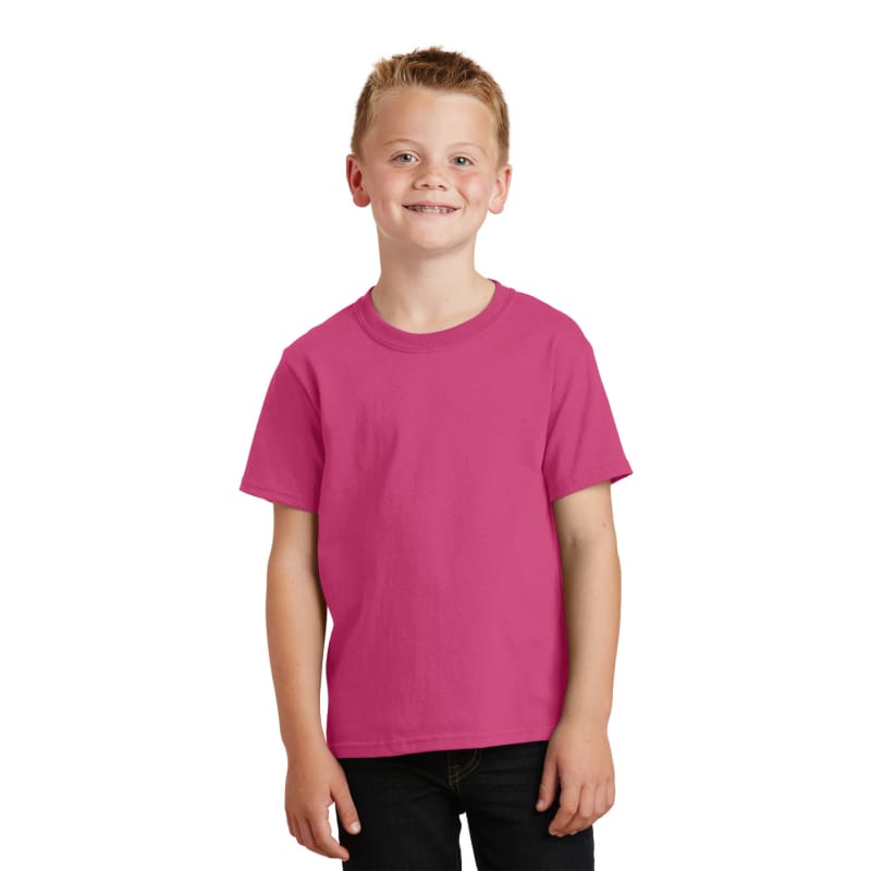 Port & Company - Youth Core Cotton Tee. 137