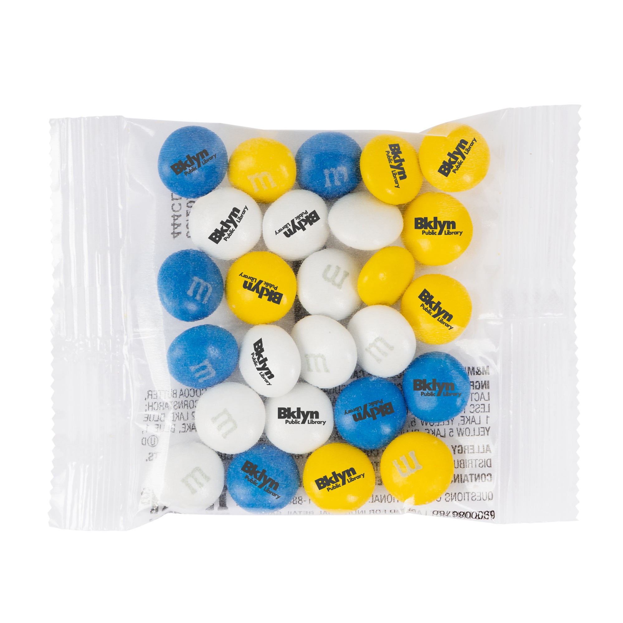 3/4 oz. Personalized M&M'S® in Clear Favor Pack 1