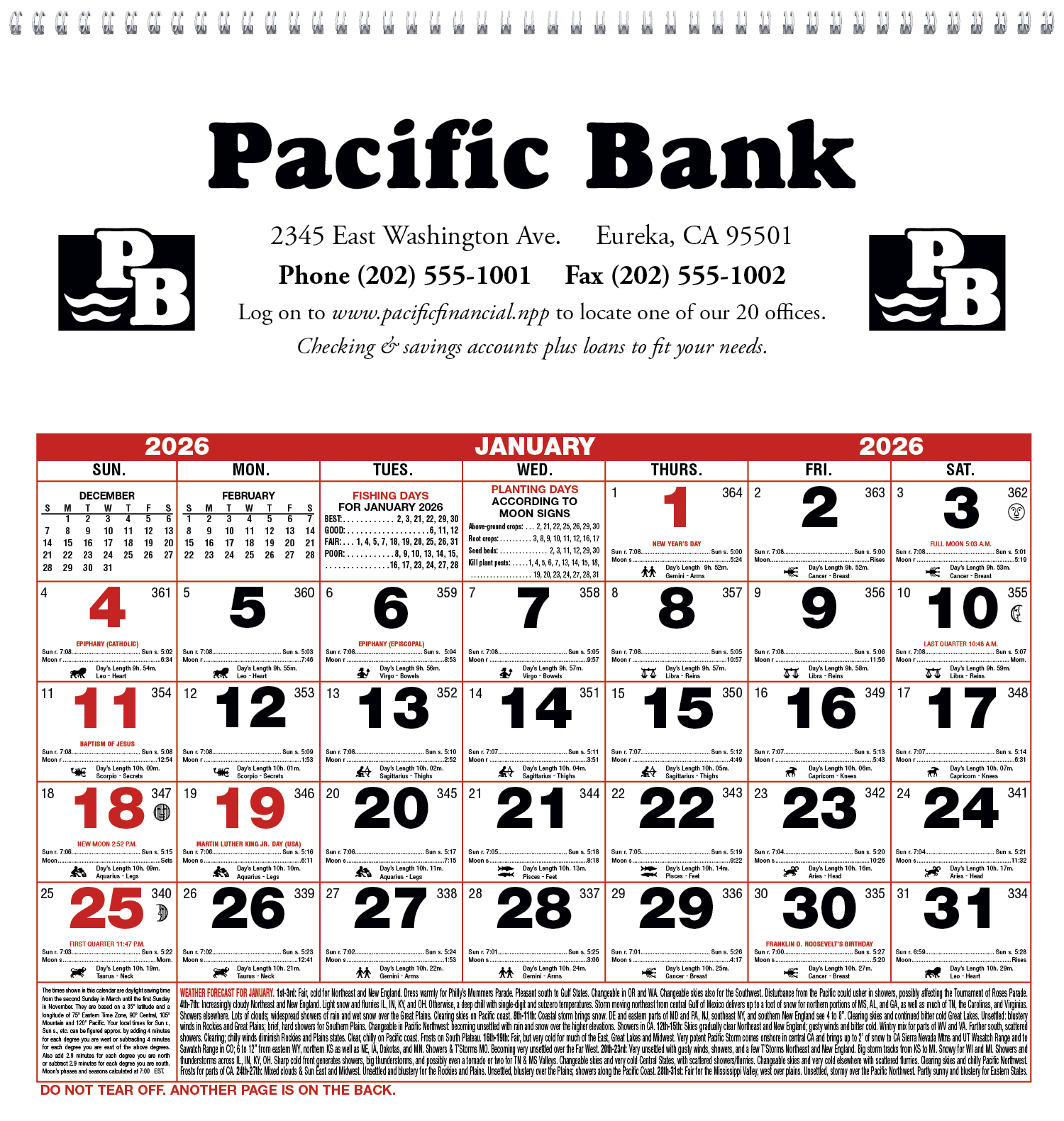 Triumph® Calendars Small Almanac 4