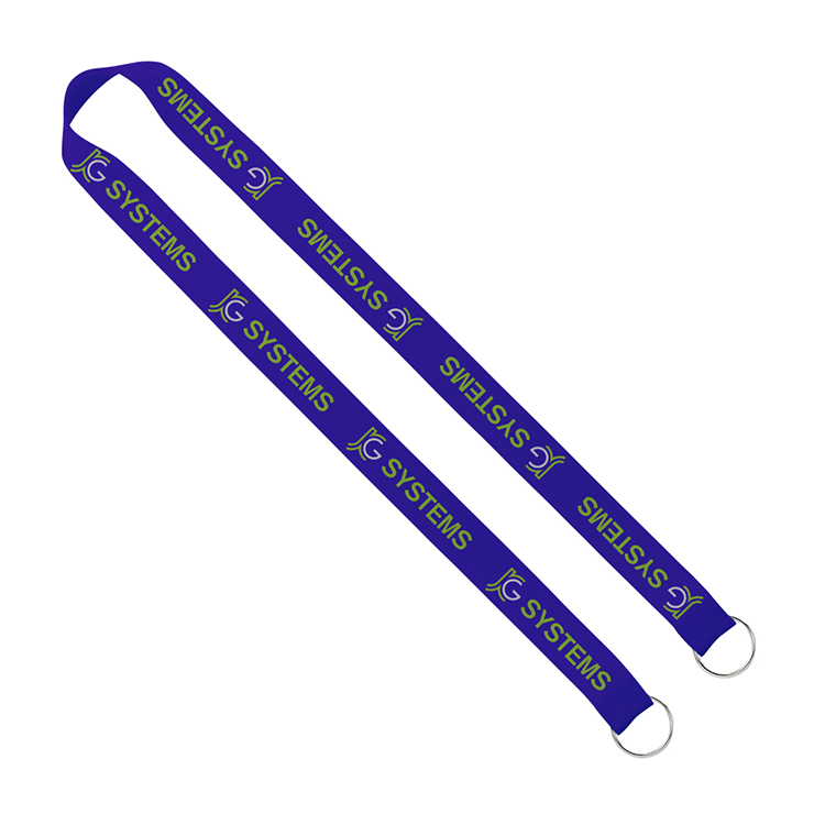 1" Sublimated Dual-Sided Lanyard with Double Clips 9