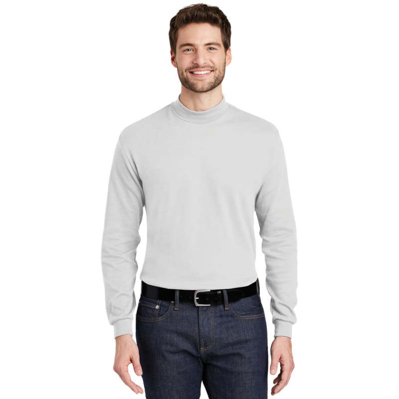 Port Authority Interlock Knit Mock Turtleneck. 3