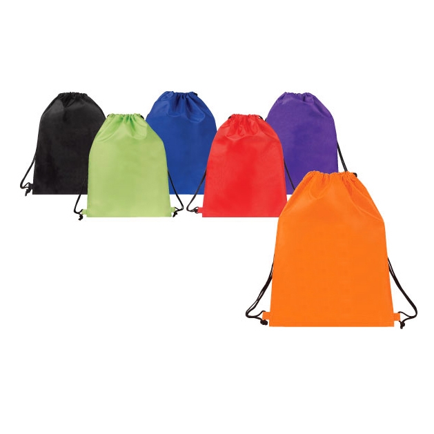 Basic Polyester Drawstring Backpack 2