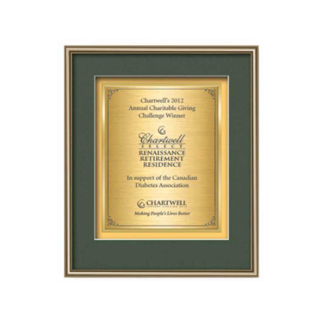 Fenestra Certificate TexEtch - Gold 8