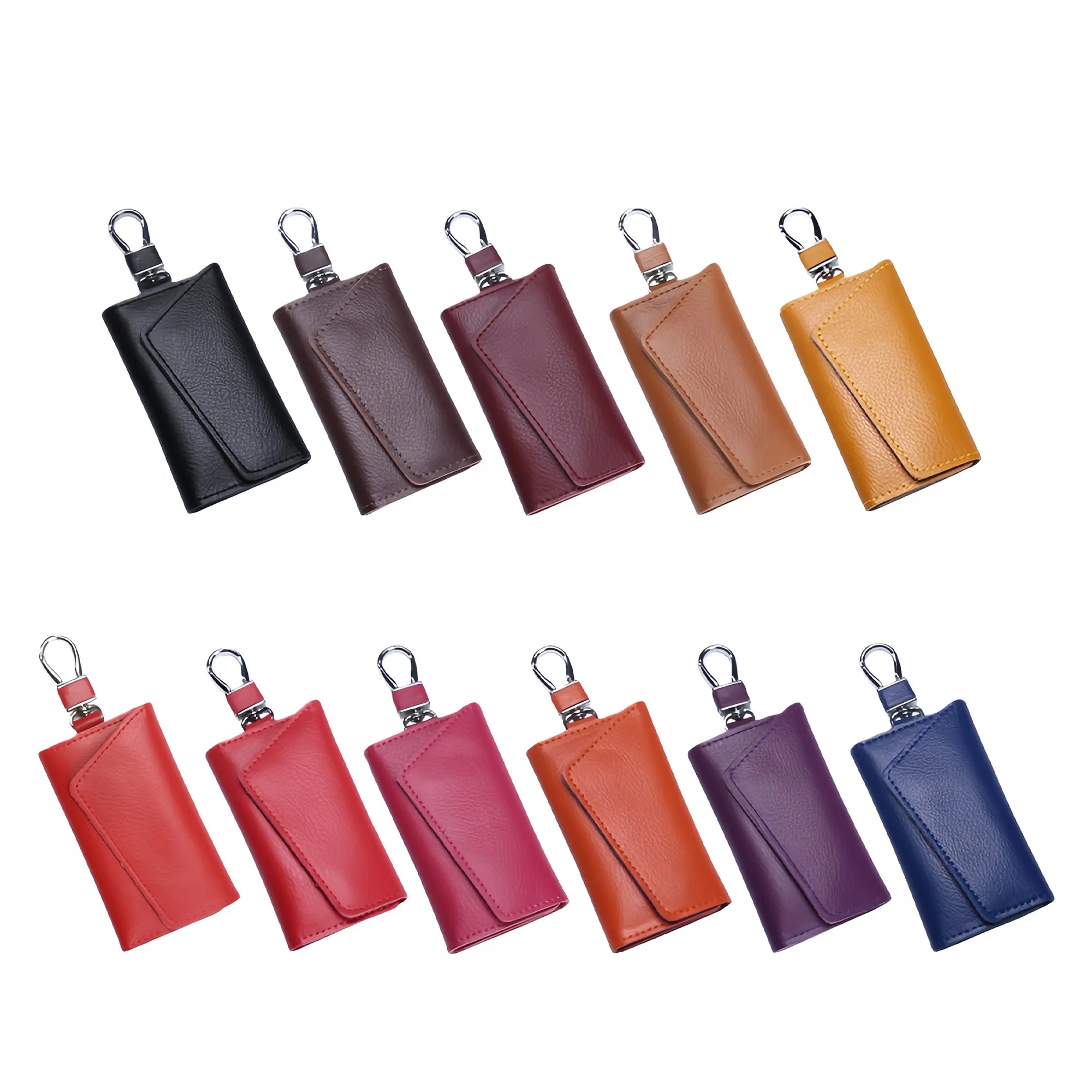 Leather Multi Key Holder Organizer For Car And Home 2