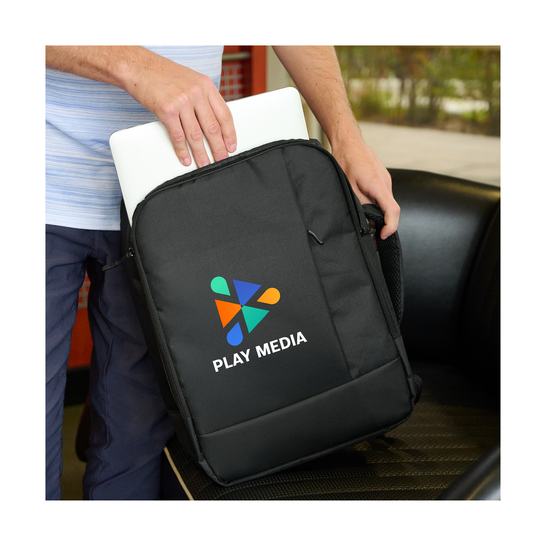 Peyton Hybrid Business Backpack 19