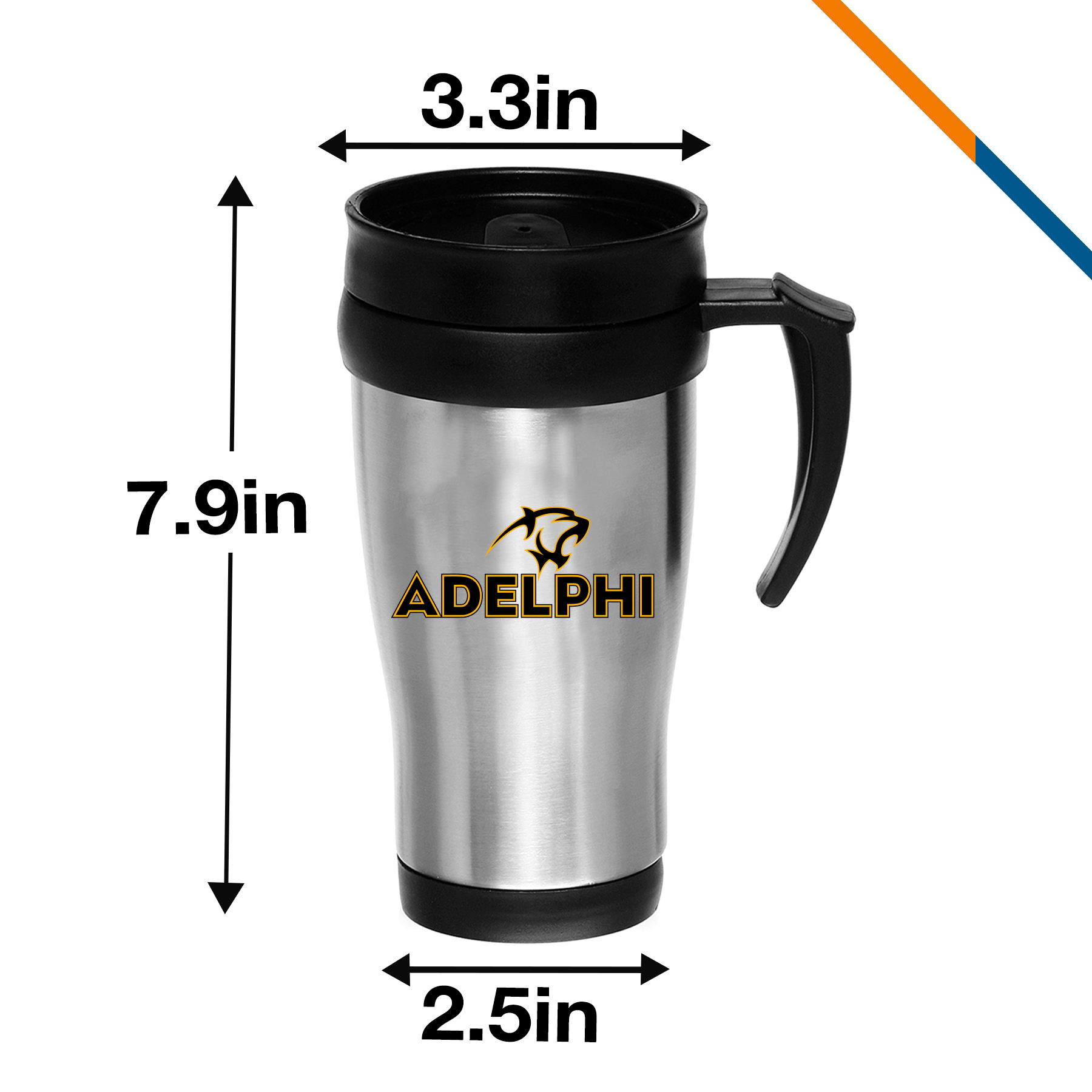 Grapho Stainless Steel Travel Mug - 14 OZ. 4