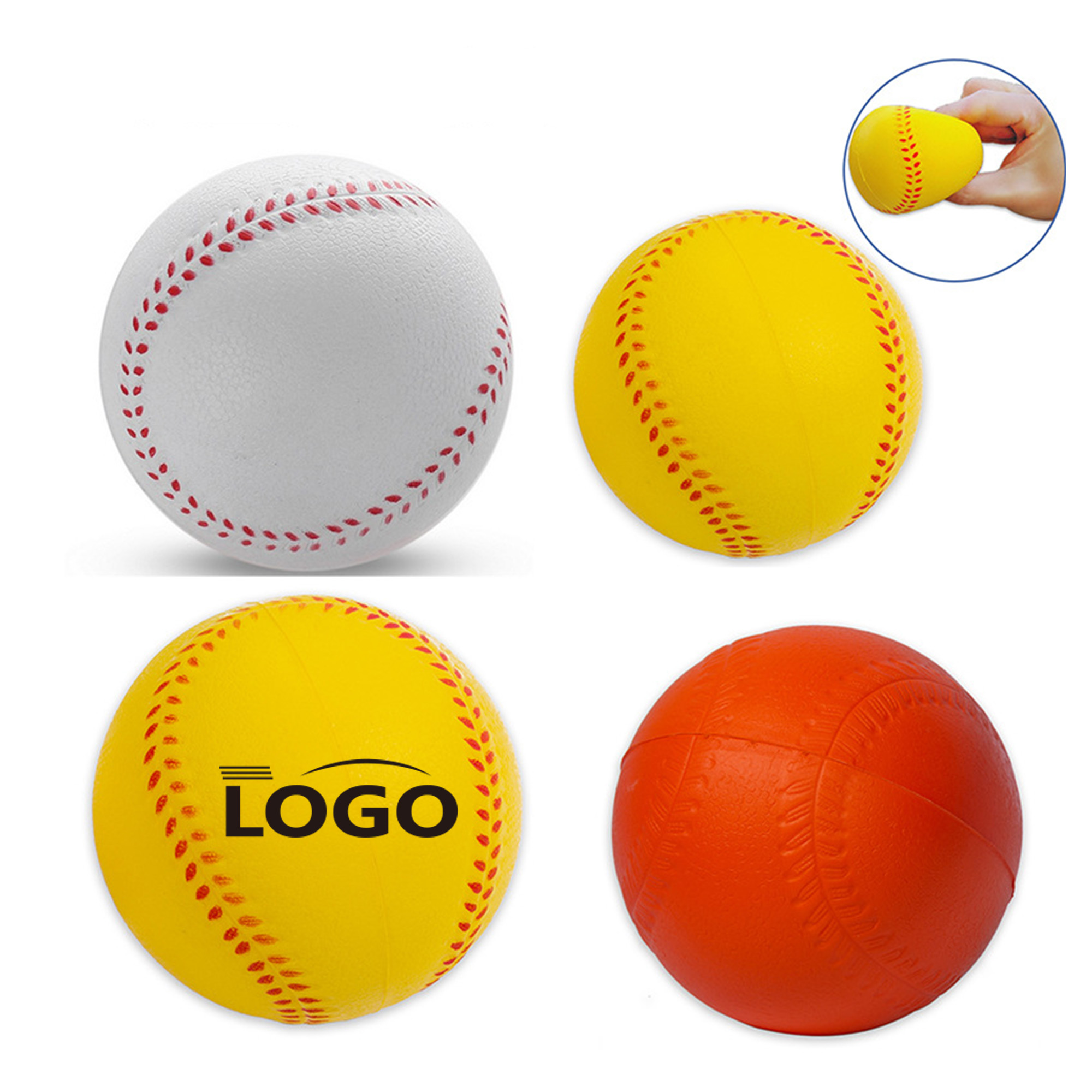 Full Color Baseball Sport Stress Balls 2