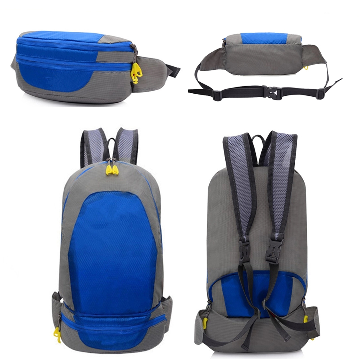 Folding Backpack Waist Pack 3