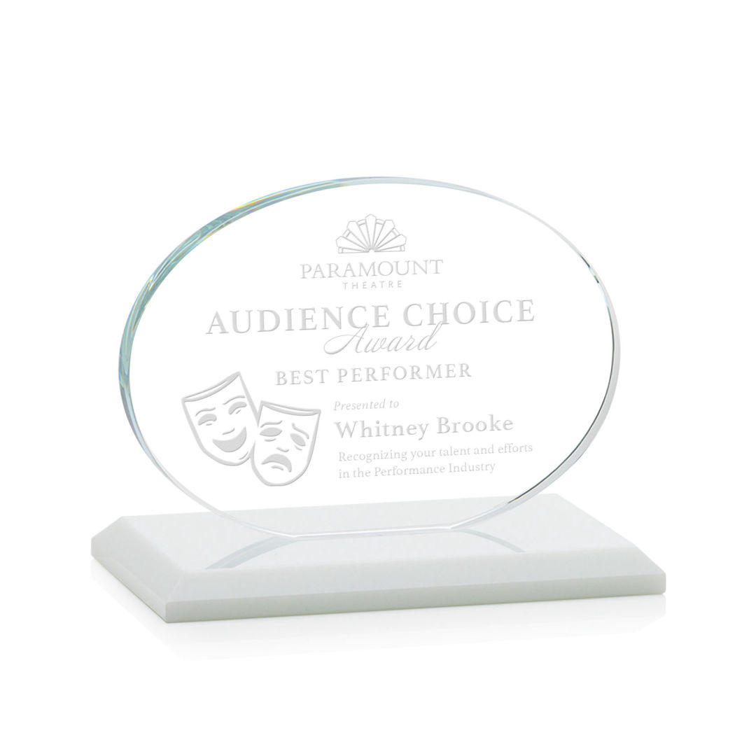 Austin Award (Horiz) - White 5