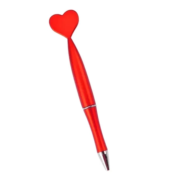 Heart-Shaped Plastic Ballpoint Pen 6