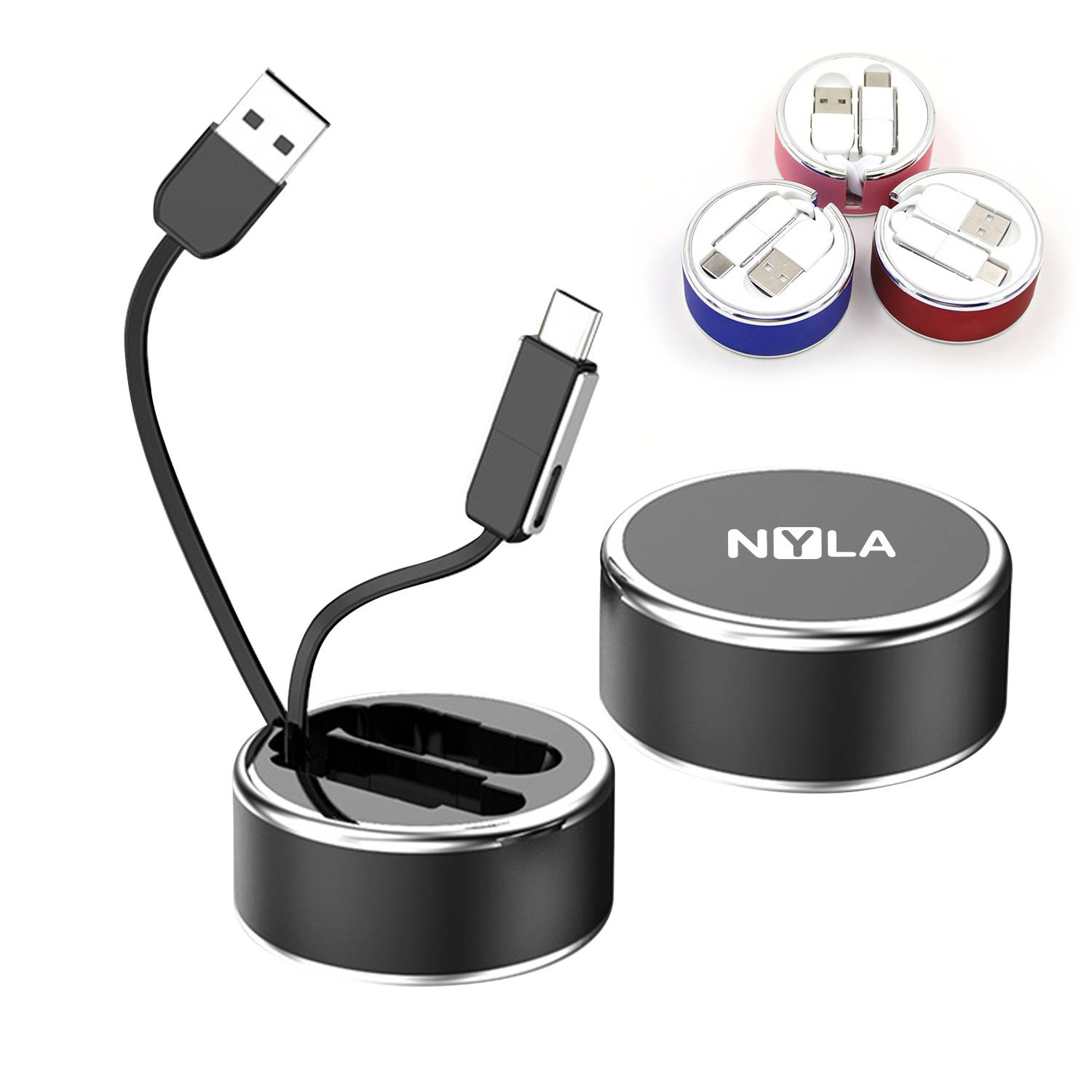 3 in 1 Retractable Charging Cable 1