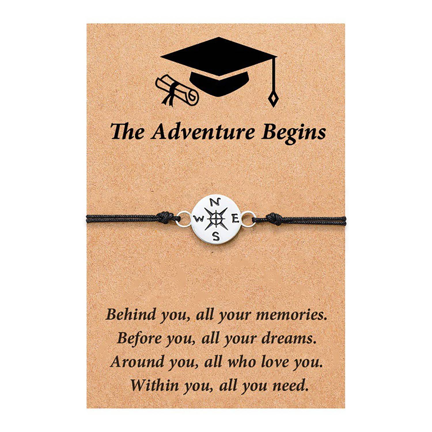 Graduation Compass Bracelet W/ Hollow Design 7