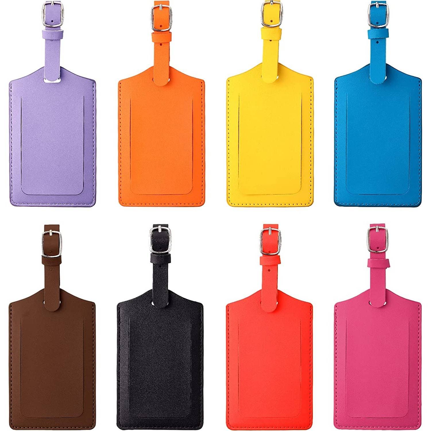 PU Leather Luggage Bag Case Tags 3