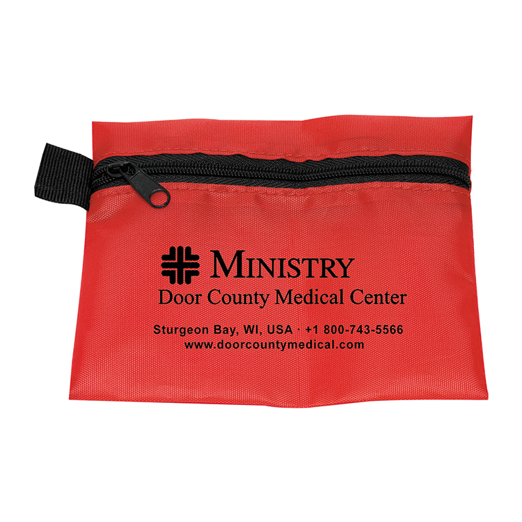 "SaniTime" 9 Piece Hand Sanitizer Healthy Living Pack in Zipper Pouch Components inserted into Zippe 13