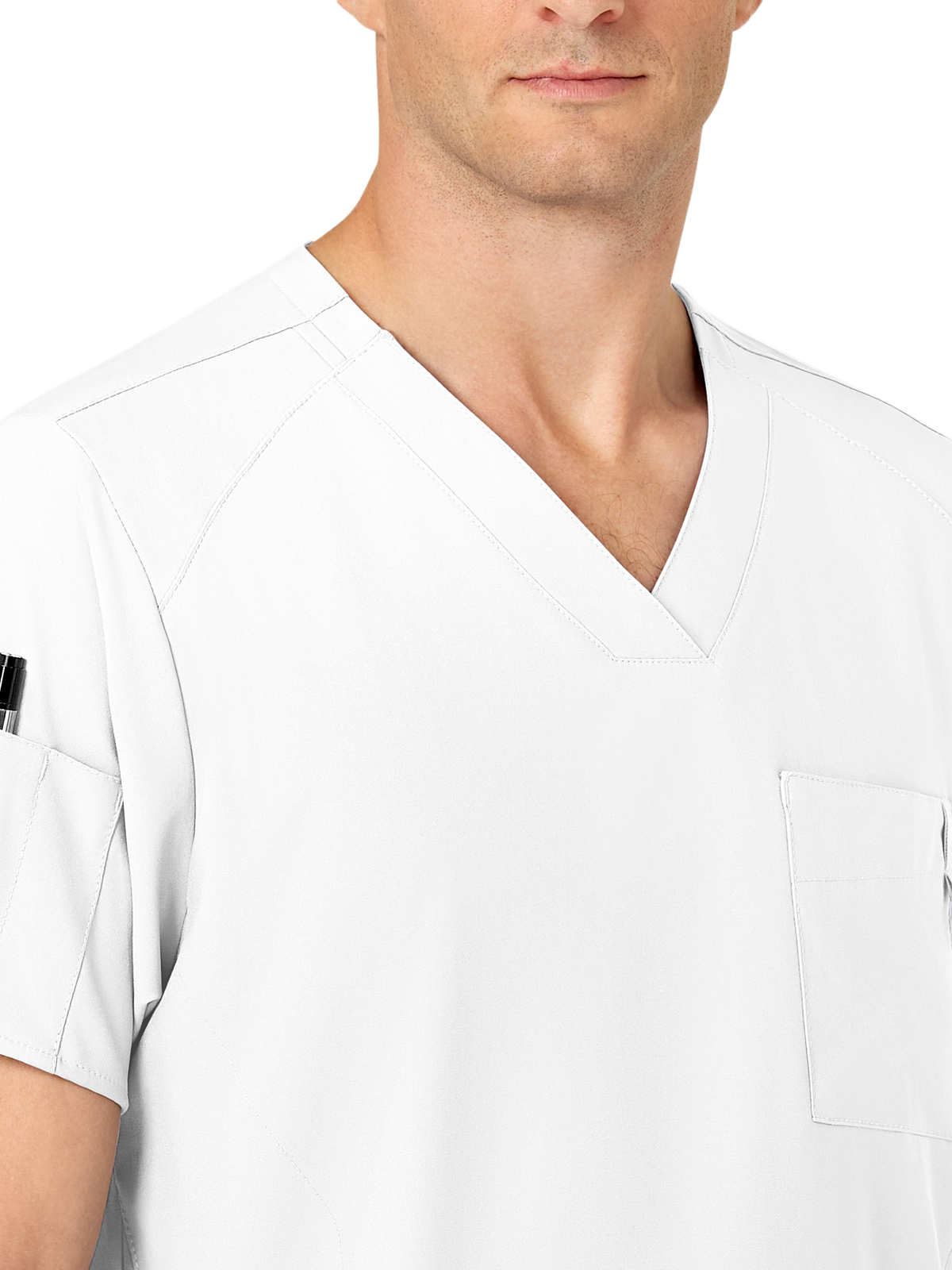 Wink - W123 - Men's Six-Pocket V-Neck Top 13