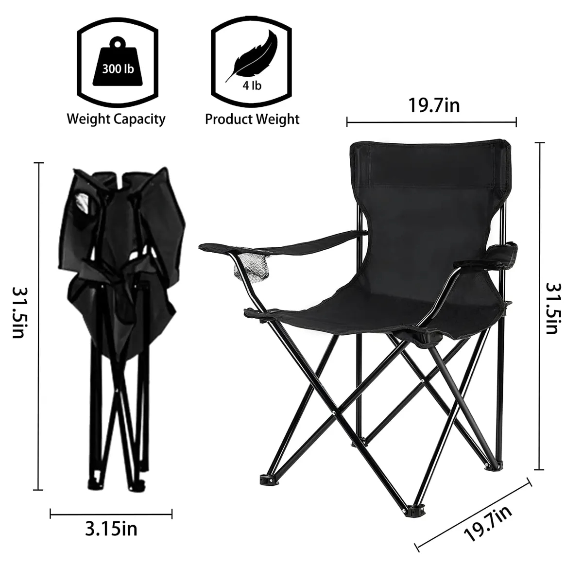 Portable Folding Camping Chair 5
