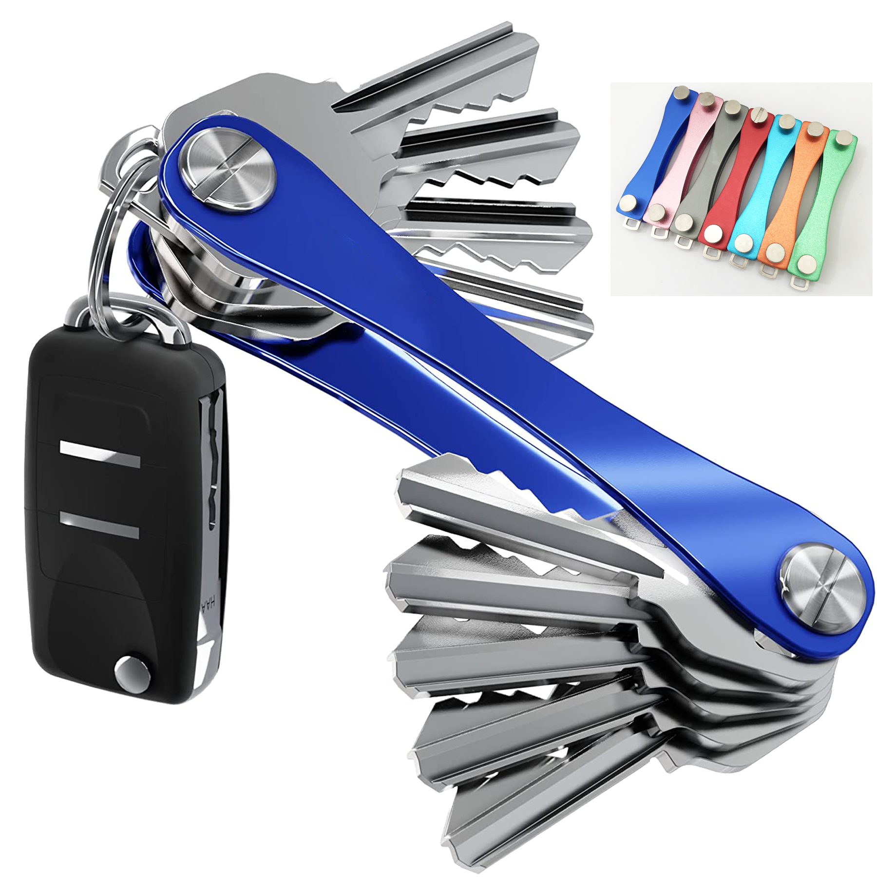 Compact Minimalist Pocket-Sized Key Holder