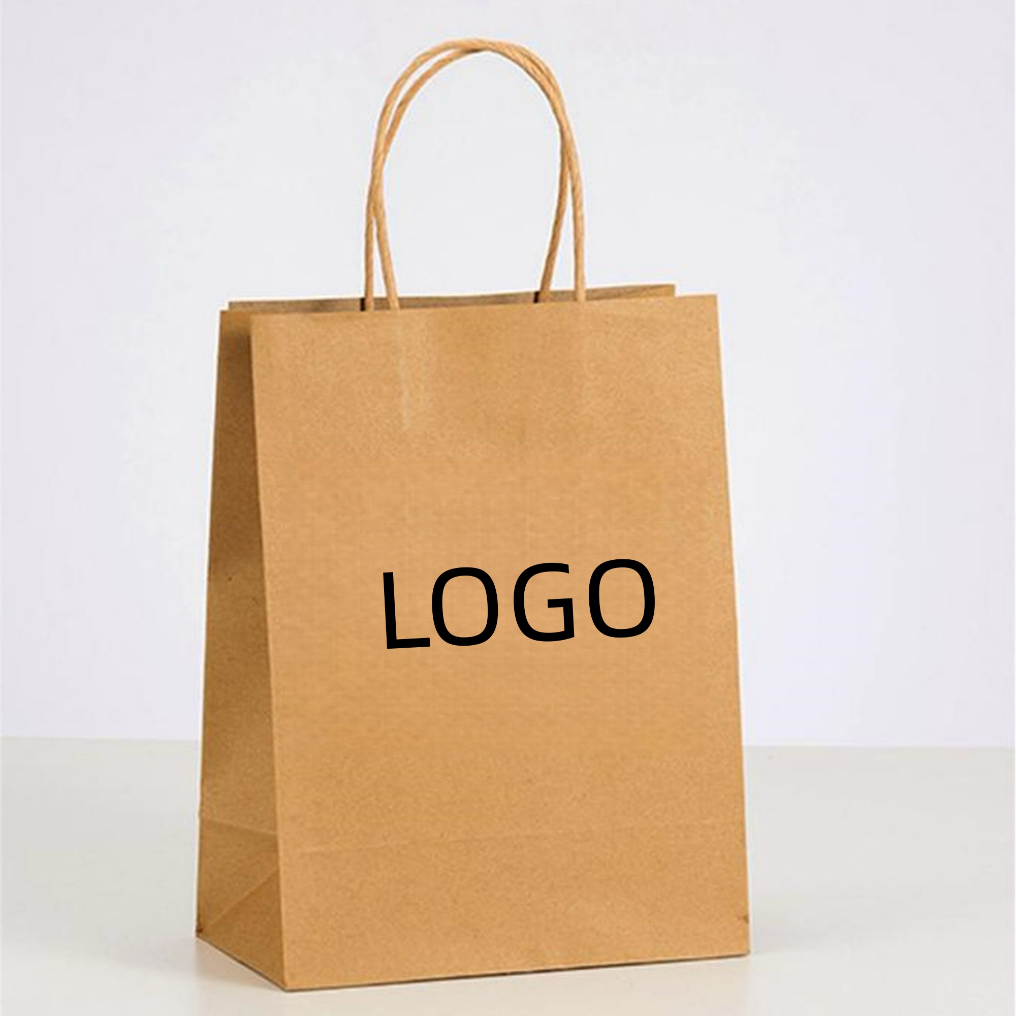 Multi-Size Brown Kraft Paper Shopping Bags 3