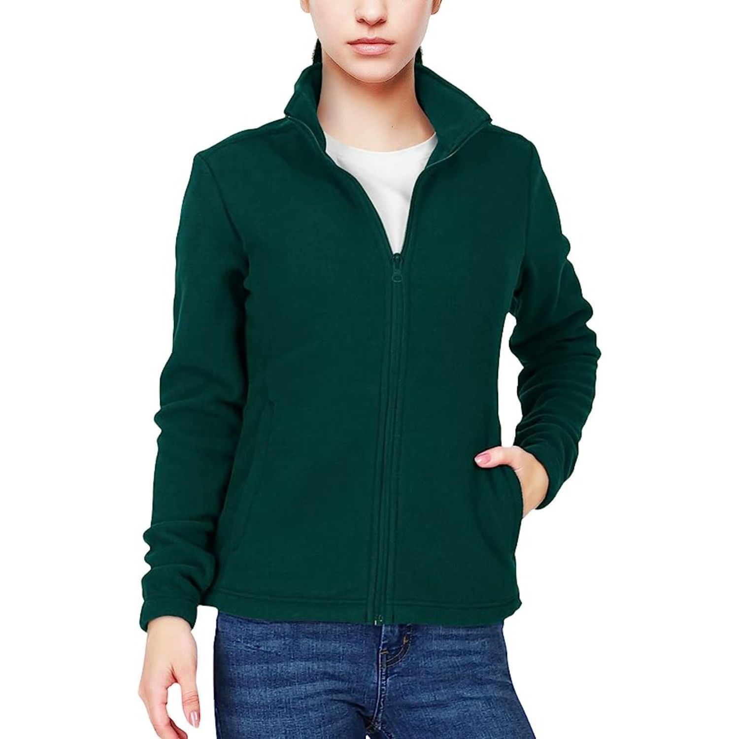 REPREVE® - Women's rPET Full Zip Fleece Jacket w/ Antibacterial