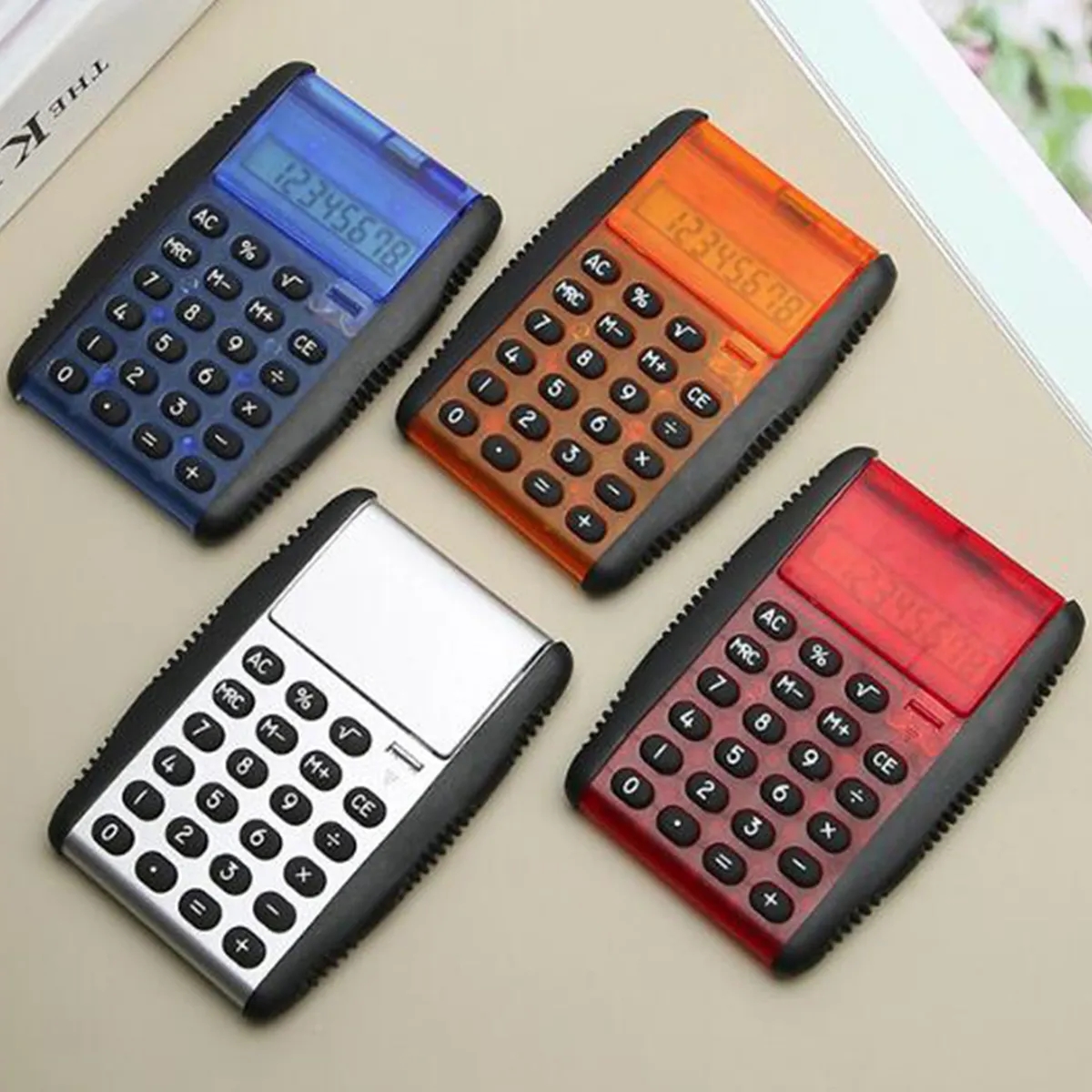 Multifunctional Comfort Grip Palm Size Electronic Calculator 5