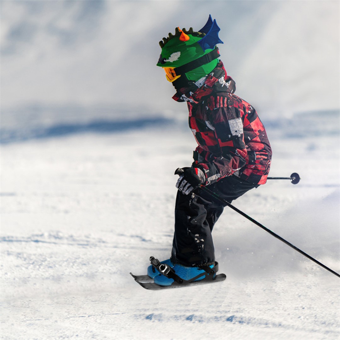 Adjustable Short Mini Ski Skates 4