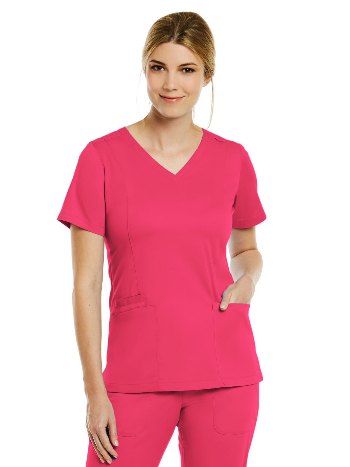 Maevn - Matrix - Women's Three-Pocket V-Neck Top 13
